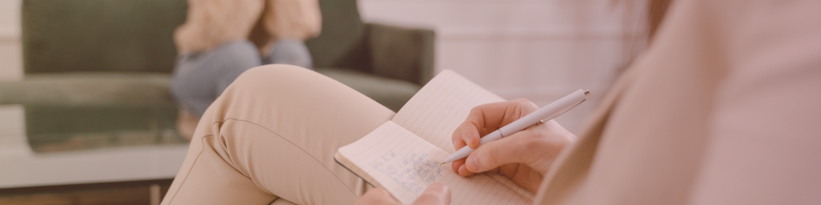 Paciente em atendimento psicológico